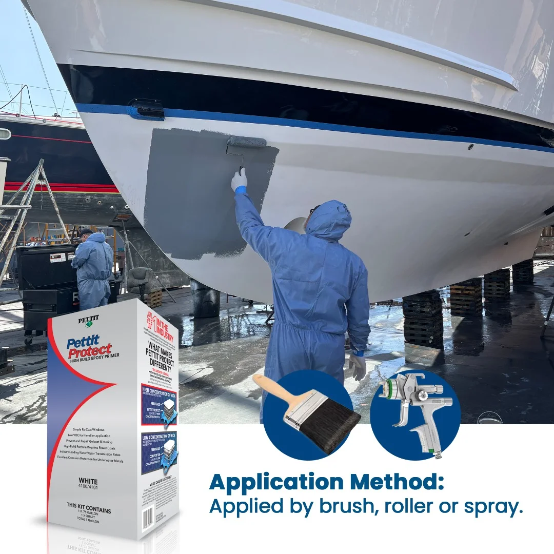 Preparing the underwater hull of a boat for antifouling paint
